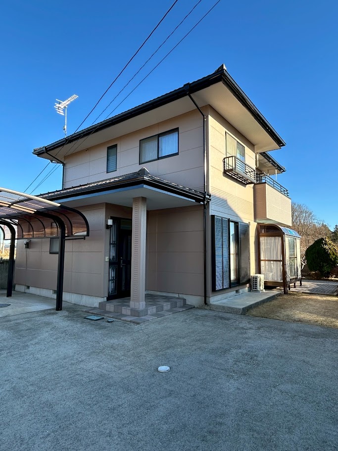【施工事例】那須塩原市　T様邸無機塗料による外壁塗装及び外壁の修繕工事